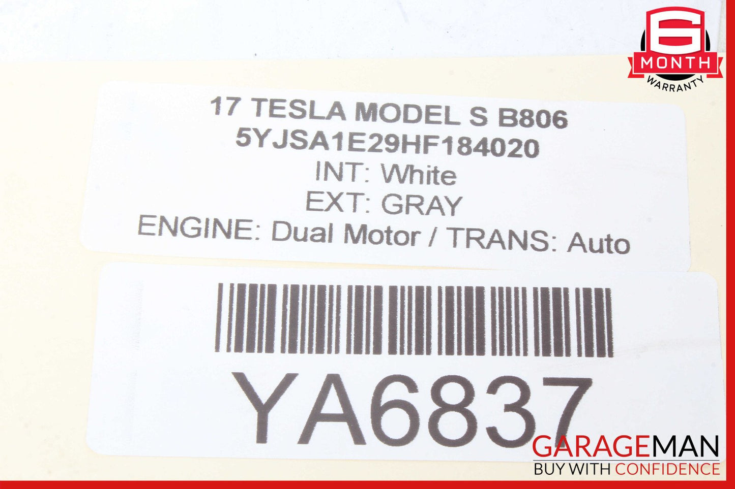 16-20 Tesla Model S Left Center Dashboard A/C Air Vent Grille OEM