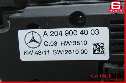 12-14 Mercedes W204 C250 CLS350 AC A/C Heater Climate Control OEM