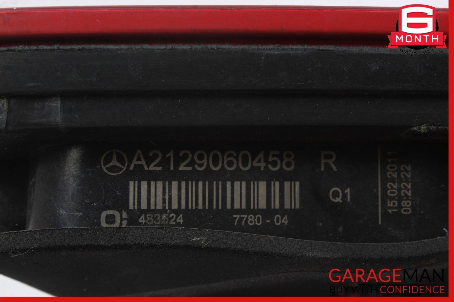 10-13 Mercedes W212 E350 E550 Sedan Inner Tail Light Lamp Rear Right Side OEM