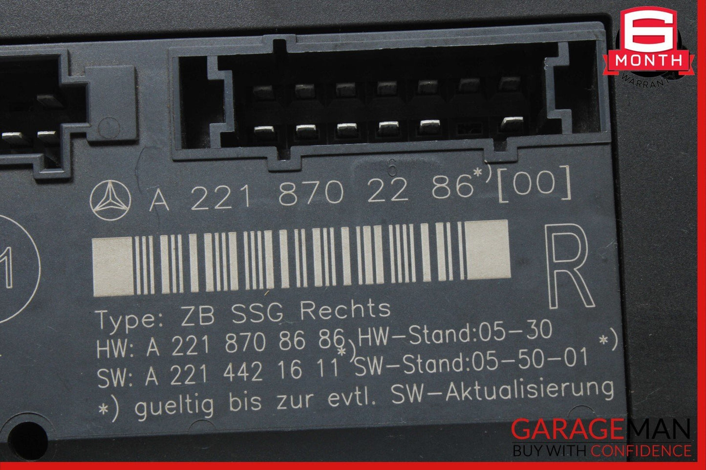 07-13 Mercedes W221 S550 S400 S350 Front Right Side Under Seat Control Unit