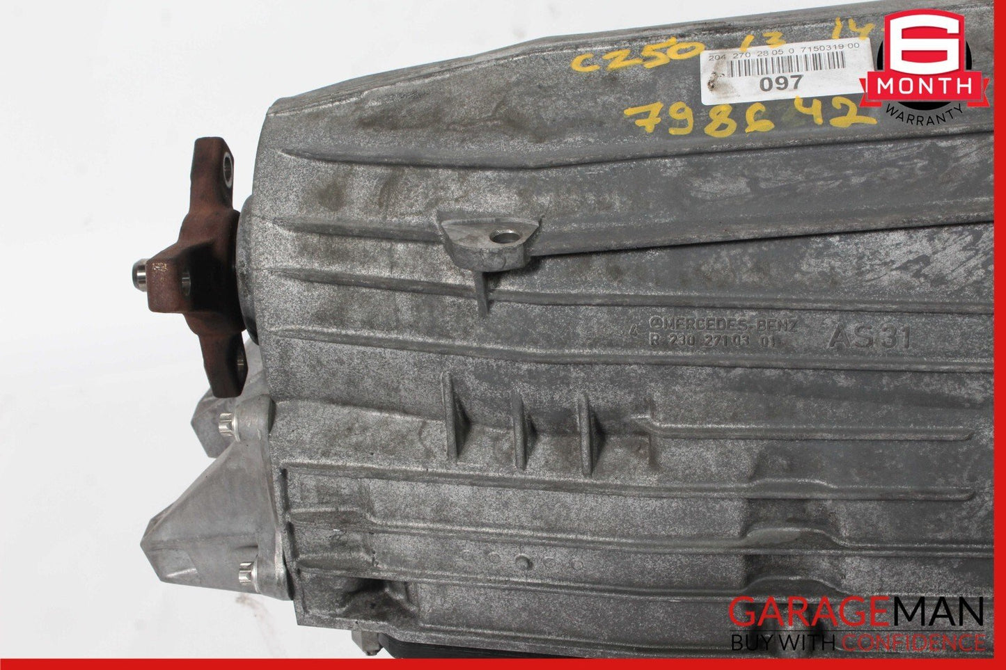 12-15 Mercedes C250 SLK250 7G Automatic Transmission Tranny Assy 722.997 147k