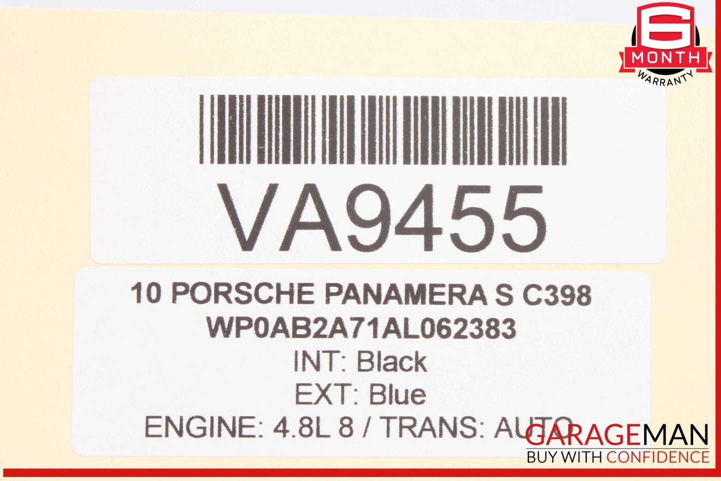 10-16 Porsche Panamera S 970 Tire Pressure Monitor TPMS Control Module Unit OEM