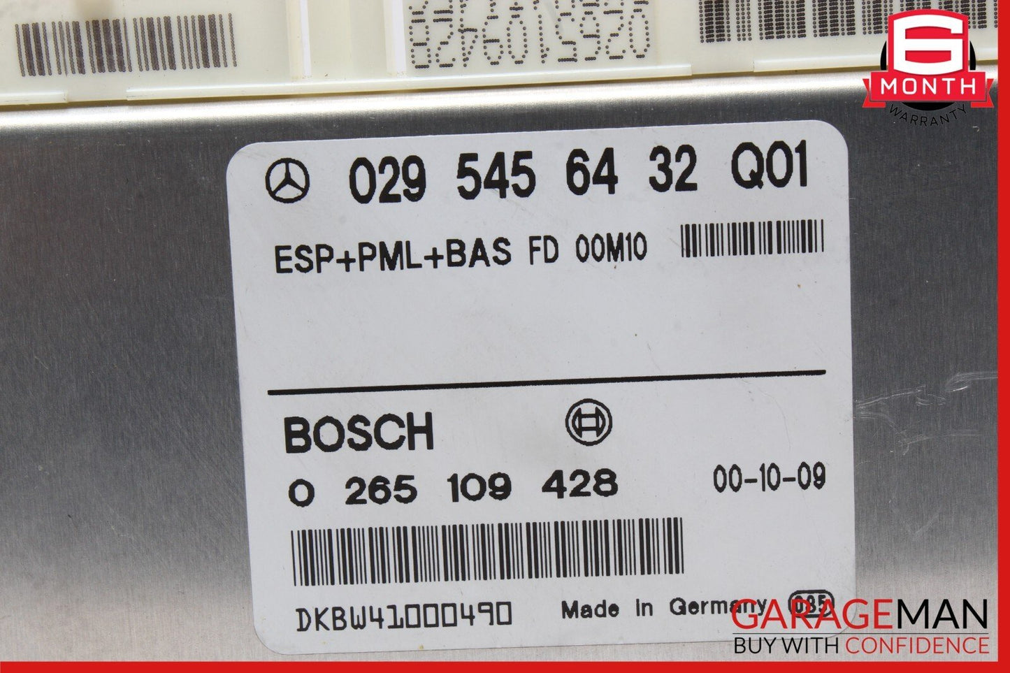96-03 Mercedes W210 E430 E320 ABS ESP Electronic Stability Module Unit