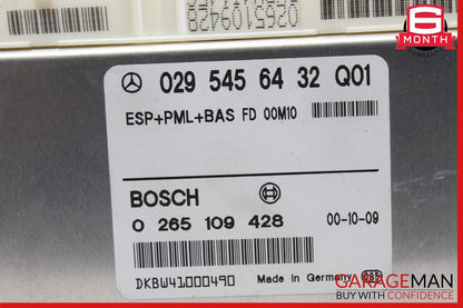96-03 Mercedes W210 E430 E320 ABS ESP Electronic Stability Module Unit