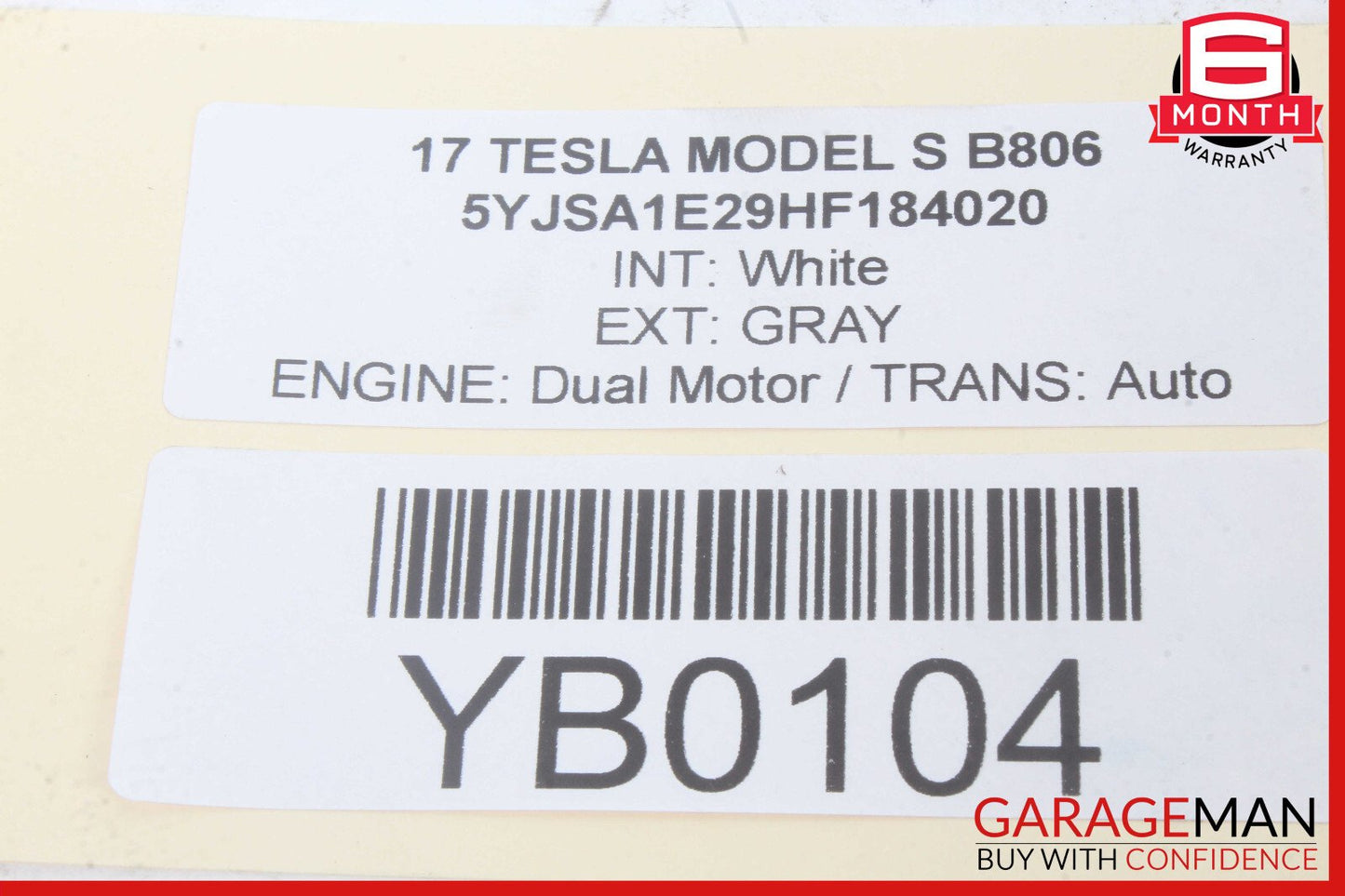 12-20 Tesla Model S Front Left Upper Control Arm OEM
