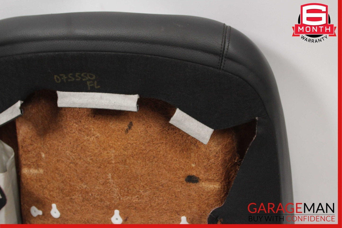 07-09 Mercedes W221 S450 S550 Front Left Side Top Upper Seat Cushion Cover Black