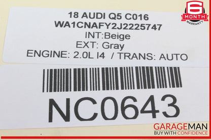 18-24 Audi Q5 Rear Right Passenger Side CV Axle Shaft 80A501204C OEM