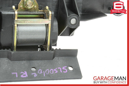 03-08 Mercedes R230 SL500 Rear Left Seat Belt Retractor Speaker Luggage Assembly