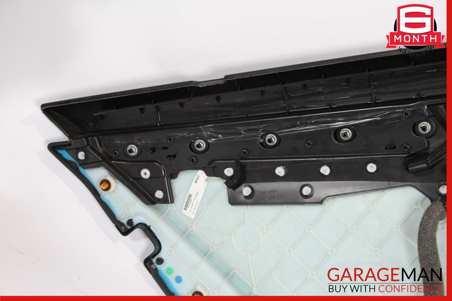 08-14 Mercedes W204 C250 C63 Sedan Rear Right Interior Door Panel Trim Black