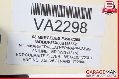 03-09 Mercedes W211 E350 E320 Front Right Side Window Regulator Motor OEM