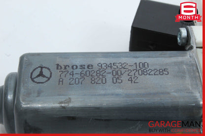 10-16 Mercedes W207 E550 E350 Coupe Rear Left Side Door Window Regulator Motor