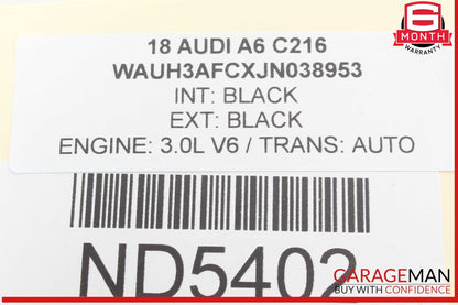 12-18 Audi A6 A7 Keyless Key Less Entry Antenna Module 8K0907247 OEM
