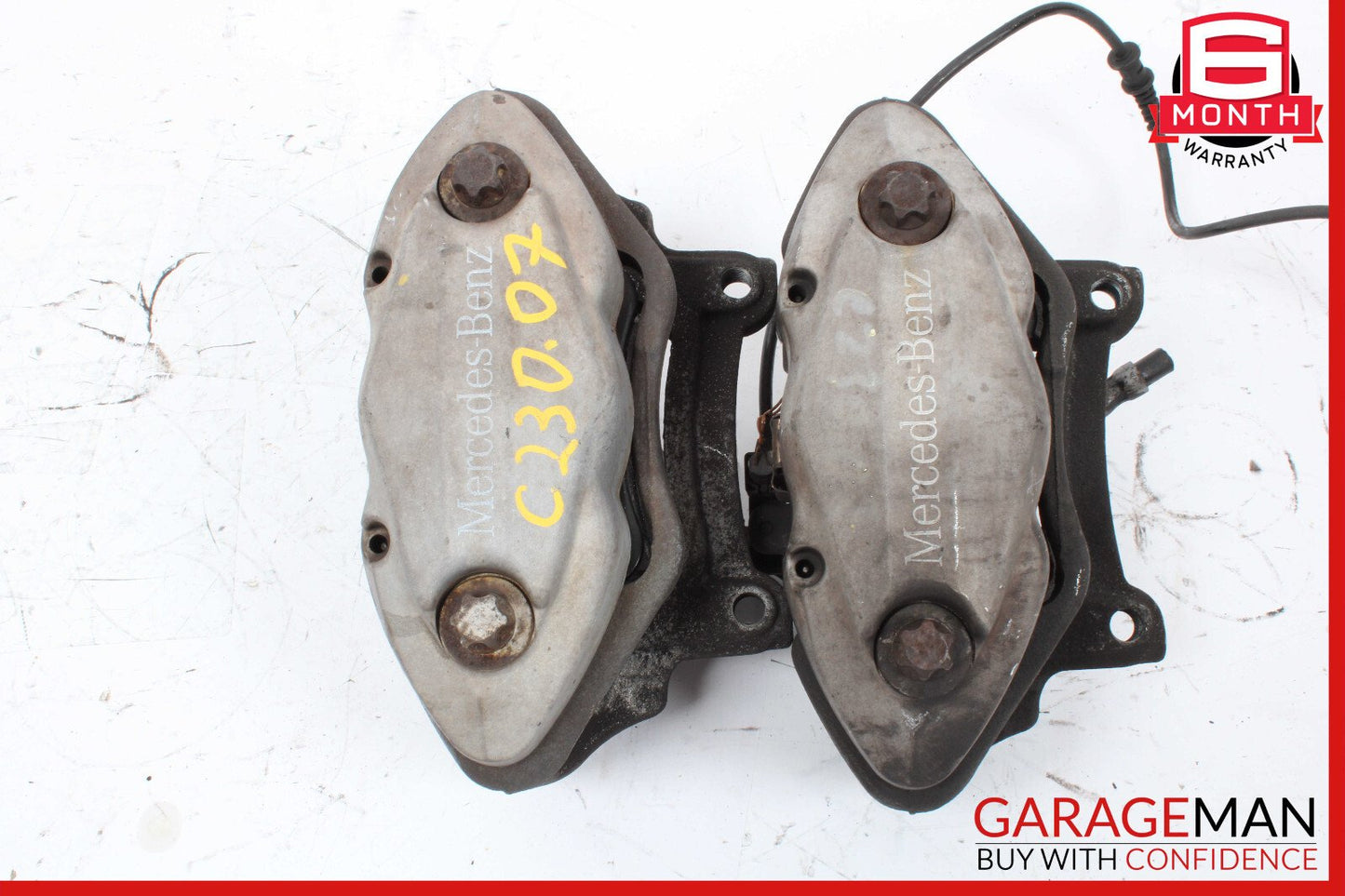 05-07 Mercedes W203 C230 Front Right & Left Side Brake Caliper Calipers OEM