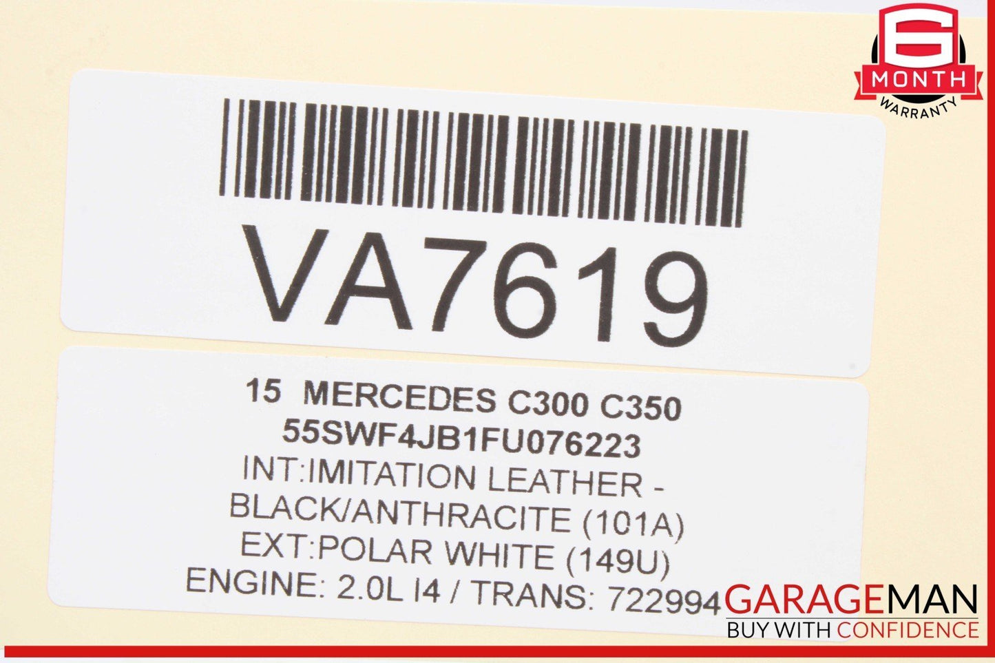 14-19 Mercedes W205 C300 S600 GLC350 S550 Keyless Go Entry Control Module OEM