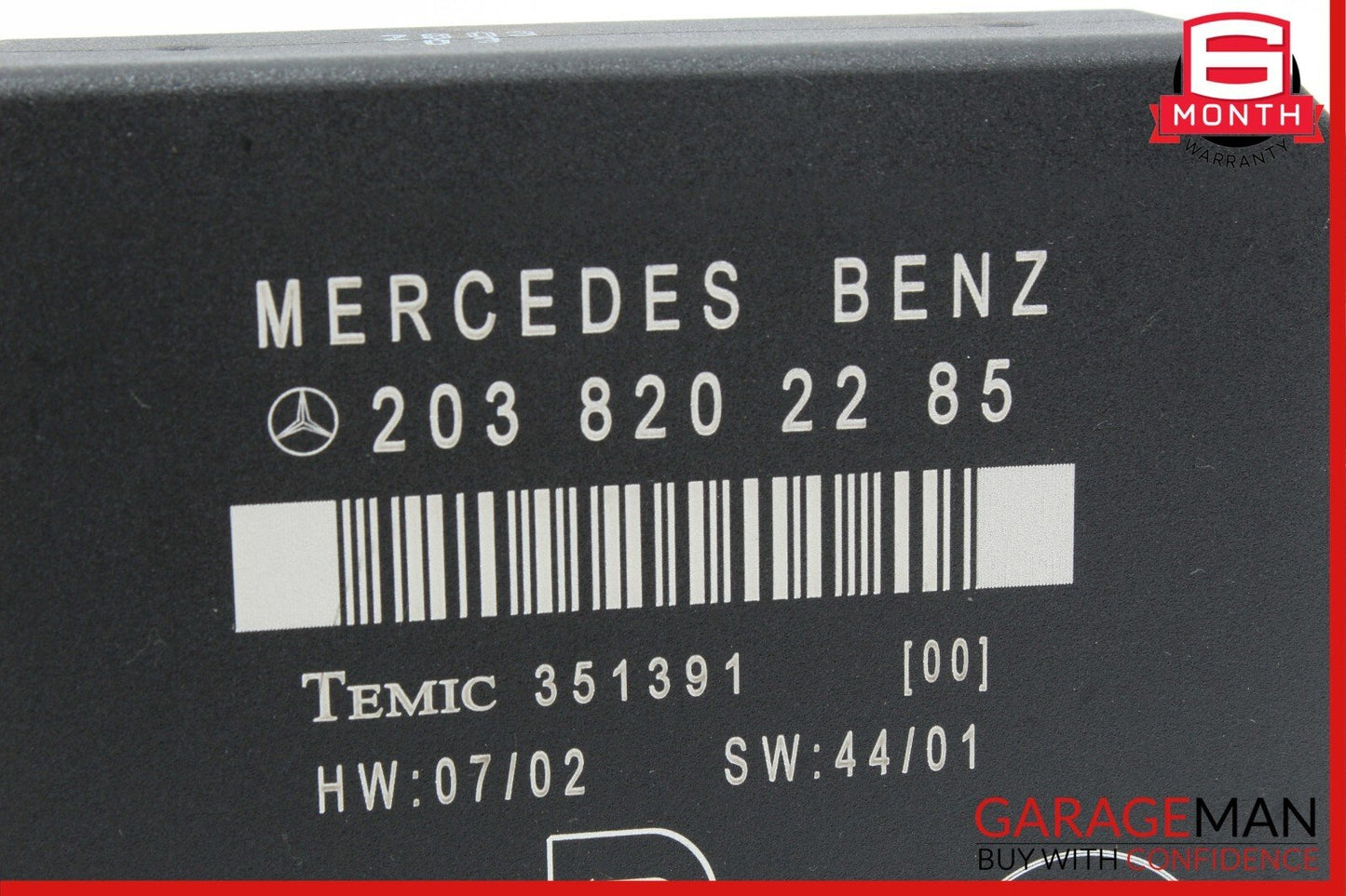 01-07 Mercedes W203 C230 Rear Right Side Door Control Module Unit OEM