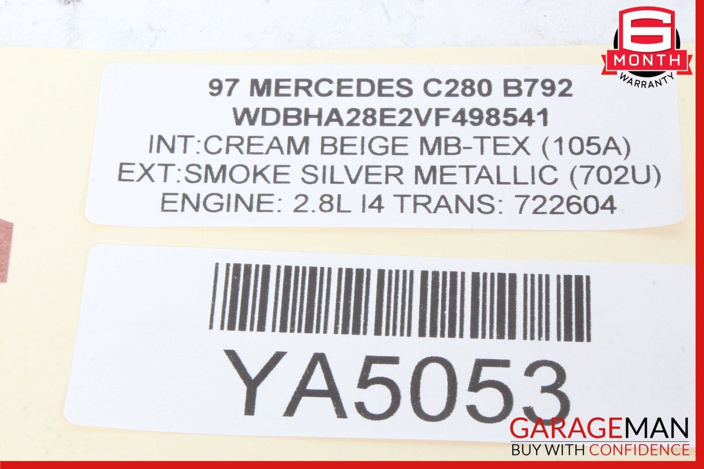 10-18 Mercedes W218 CLS550 Front Right Side Seat Side Airbag Air Bag Cream Beige