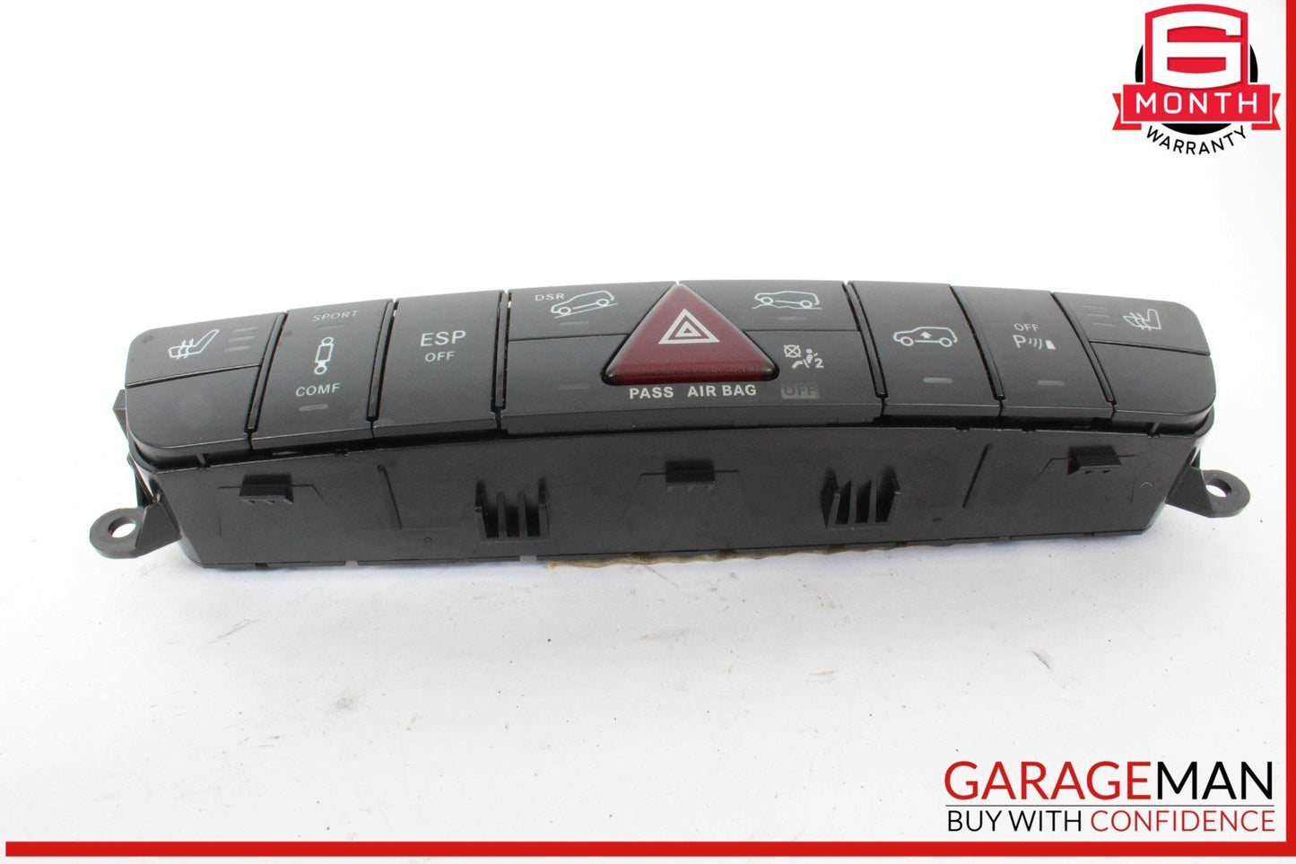 06-12 Mercedes X164 GL550 GL450 Dash Hazard Heated Seats ESP Control Panel OEM