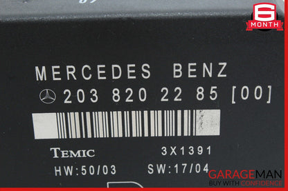 01-07 Mercedes W203 C230 C240 Rear Right Door Control Module 2038202285 OEM