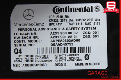 12-20 Mercedes E350 GLK350 E550 SL400 C250 Communication Control Module Unit
