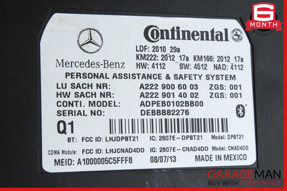 12-20 Mercedes W204 C250 E550 SL400 GLA250 Communication Control Module Unit OEM
