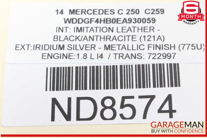 08-14 Mercedes W204 C250 C300 E350 Rear Right Side Door Lock Latch Actuator OEM