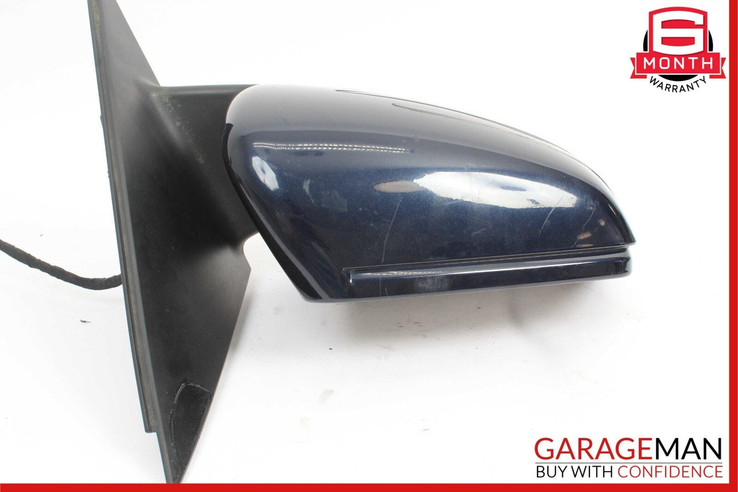 12-14 Mercedes W204 C300 Front Right Side Mirror Door Rear View Glass Blue OEM