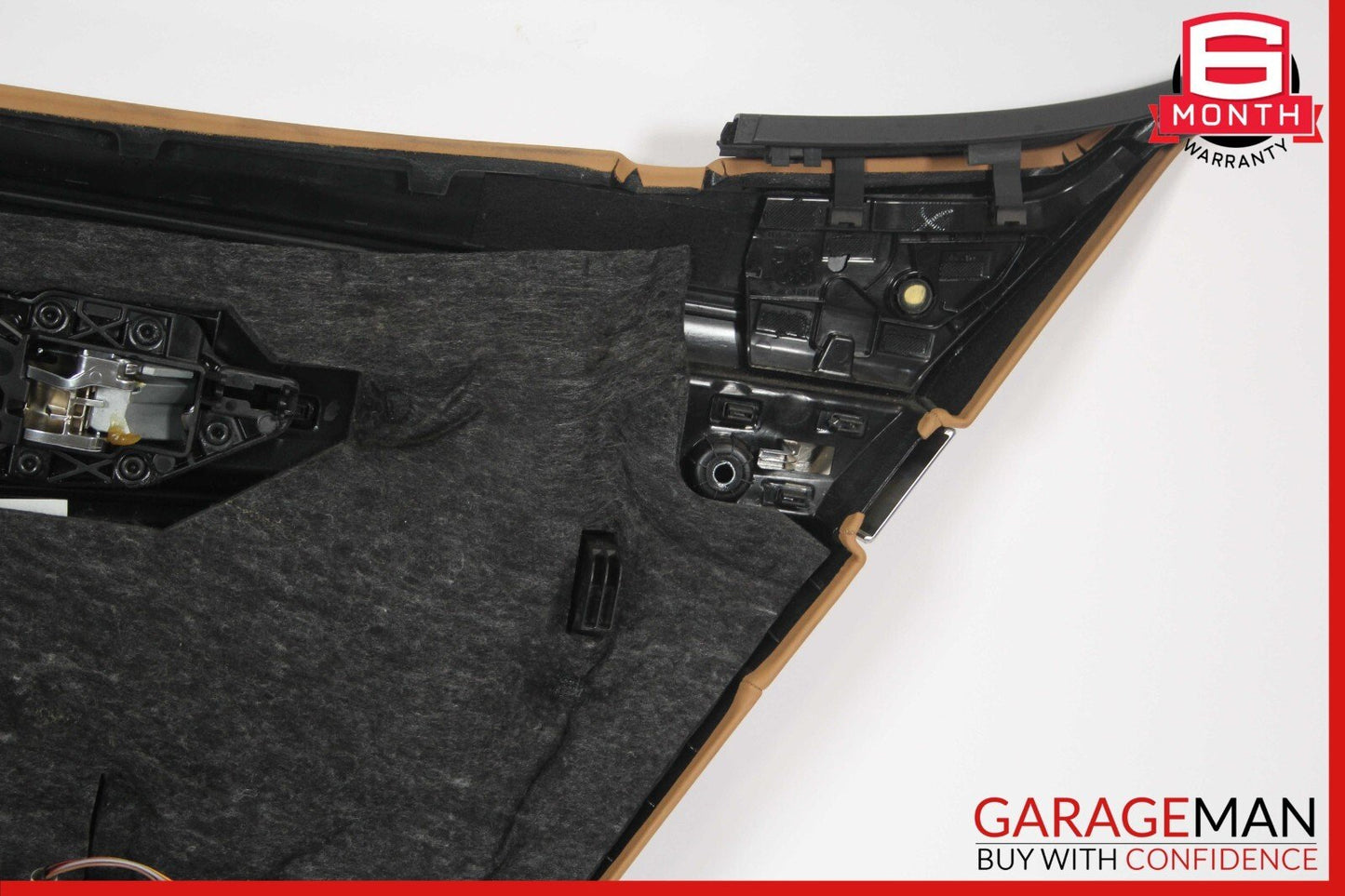 10-16 Porsche Panamera 970 Rear Left Interior Door Trim Panel Cover Assy Beige