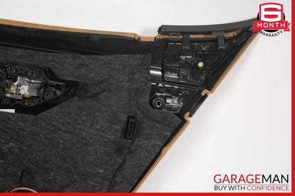 10-16 Porsche Panamera 970 Rear Left Interior Door Trim Panel Cover Assy Beige