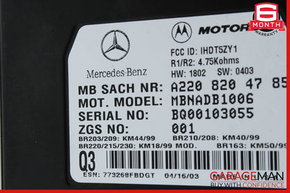 00-06 Mercedes W163 ML320 S500 Voice Phone Communication Control Module OEM