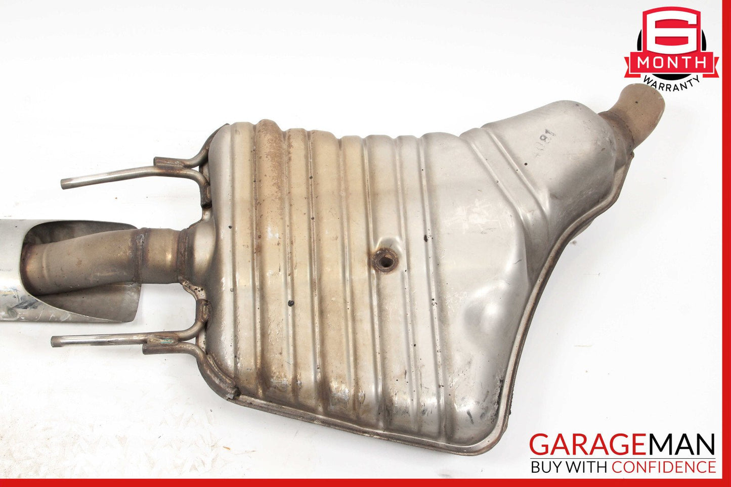 07-09 Mercedes W221 S550 AMG Sport Rear Exhaust Muffler Tips Set of 2 Pc
