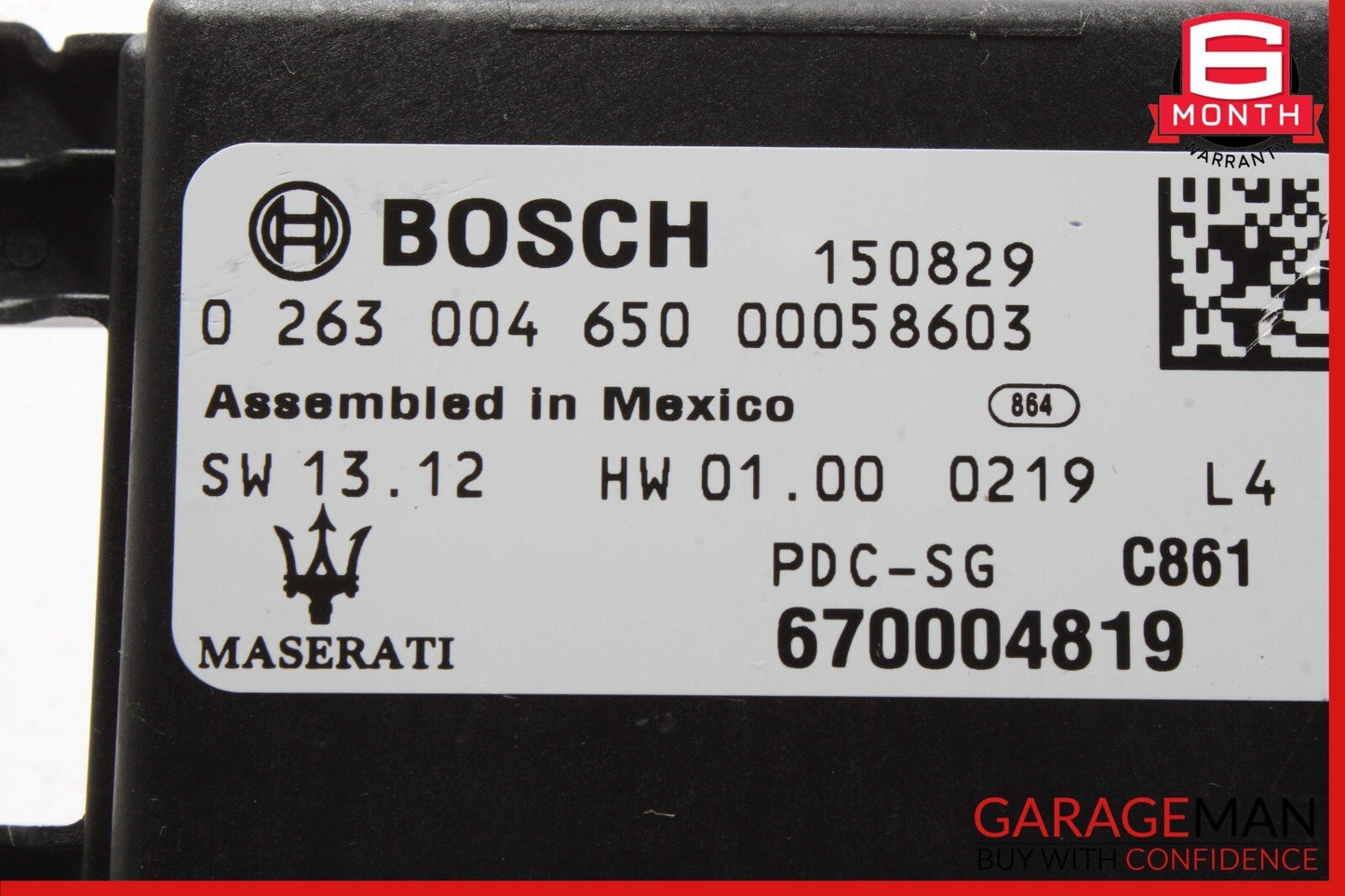 14-17 Maserati Ghibli Park Parking Assist Sensor PDC Control Module Unit OEM
