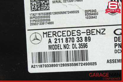 03-09 Mercedes W211 E550 ML320 CL550 Sirius Satellite Radio Receiver OEM