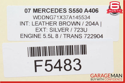 07-13 Mercedes W221 S550 CL63 AMG Electric Power Supply Control Fuse Box OEM