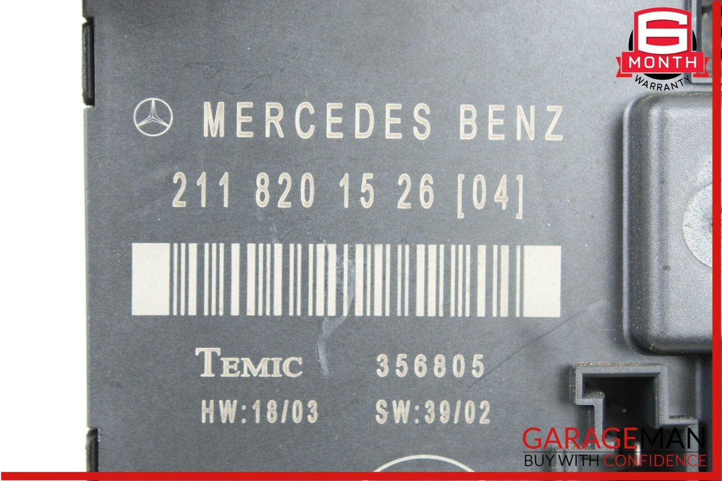03-06 Mercedes W211 E500 E320 E350 Rear Left Driver Side Door Control Module OEM