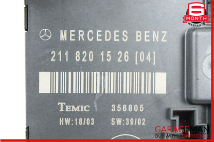 03-06 Mercedes W211 E500 E320 E350 Rear Left Driver Side Door Control Module OEM