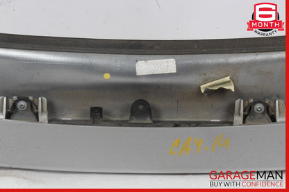 12-14 Porsche Cayenne 958 S Trunk Lid Molding Trim Spoiler Wing OEM