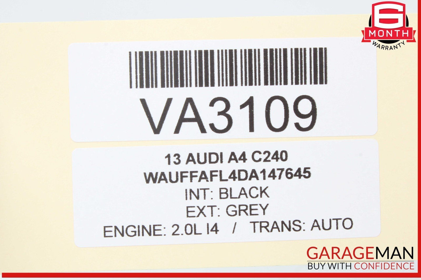 13-16 Audi A4 Rear Left or Right Side Door Control Module Unit 8T0959795Q OEM