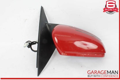 12-15 Mercedes W204 C250 C300 Front Right Side Mirror Door Rear View Red OEM