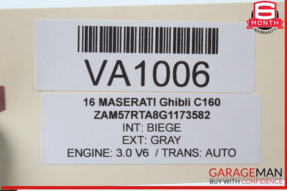 14-22 Maserati Ghibli M157 Dashboard AC A/C Air Vent Left Driver Side OEM