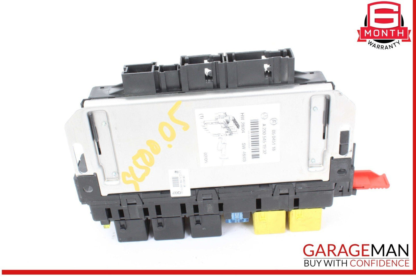 03-12 Mercedes R230 SL500 SL55 AMG Front Left SAM Fuse Box Control Module OEM