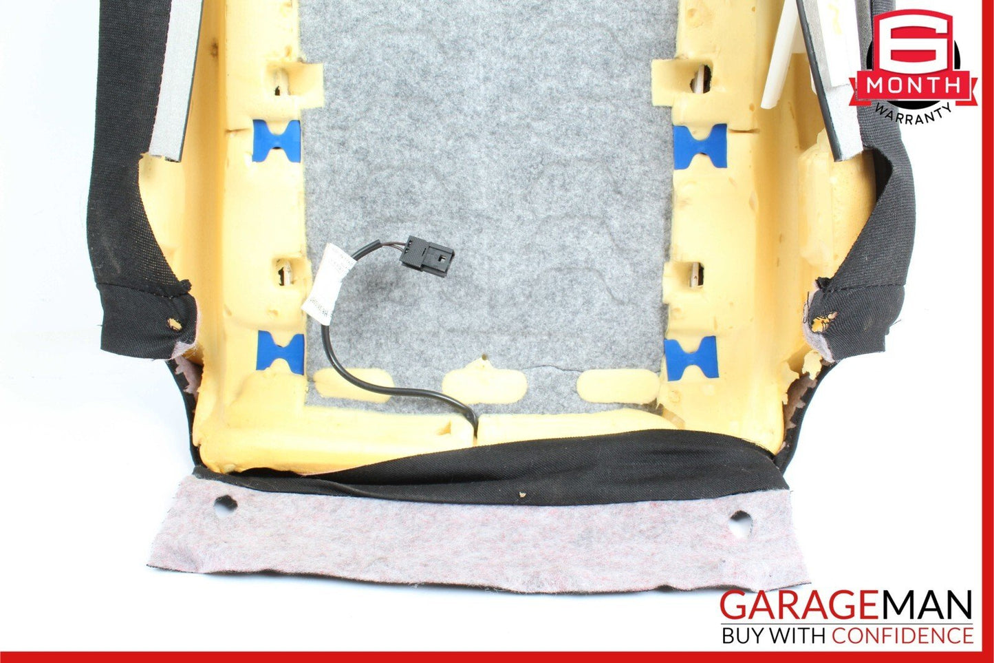 09-13 Mercedes W164 ML550 R350 Front Right Side Upper Seat Cushion Black OEM