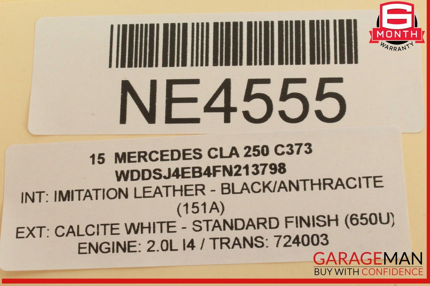12-20 Mercedes W117 CLA250 Front Left Driver Side Door Control Module Unit OEM