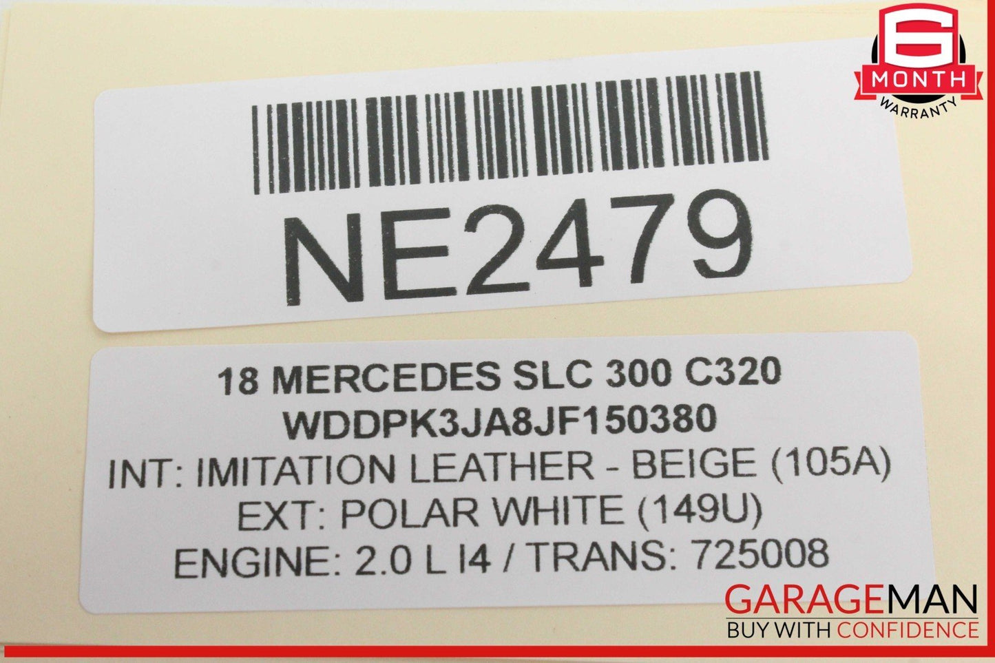 08-20 Mercedes R172 SLC300 C350 Front Left Side Door Lock Latch Actuator OEM