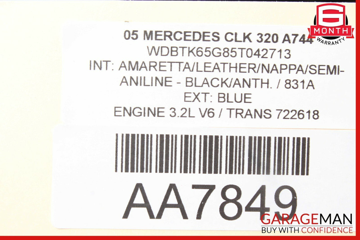 05-09 Mercedes W209 CLK320 Dash Lock Heated Seat ESP Hazard Switch Control OEM