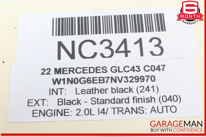 16-22 Mercedes X253 GLC43 AMG Rear Left or Right Side CV Axle Shaft 2133502611
