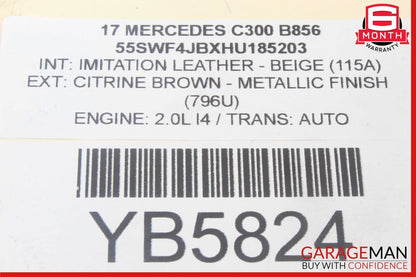 15-20 Mercedes W205 C300 Rear Right or Left Lower Rearward Control Arm OEM