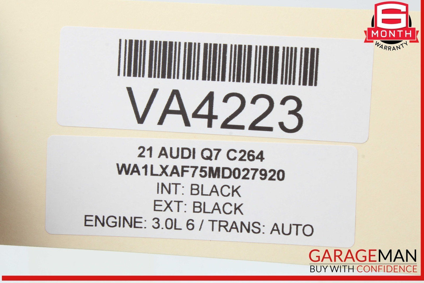 17-24 Audi Q7 Rear Left Driver Side Window Regulator Motor Bosch 0130822704 OEM