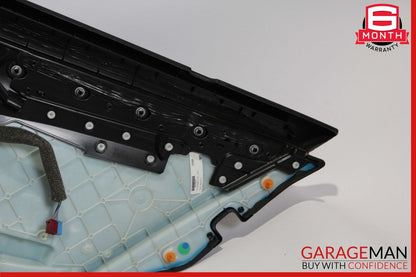 08-14 Mercedes W204 C300 Sedan Rear Left Side Interior Door Trim Panel Black