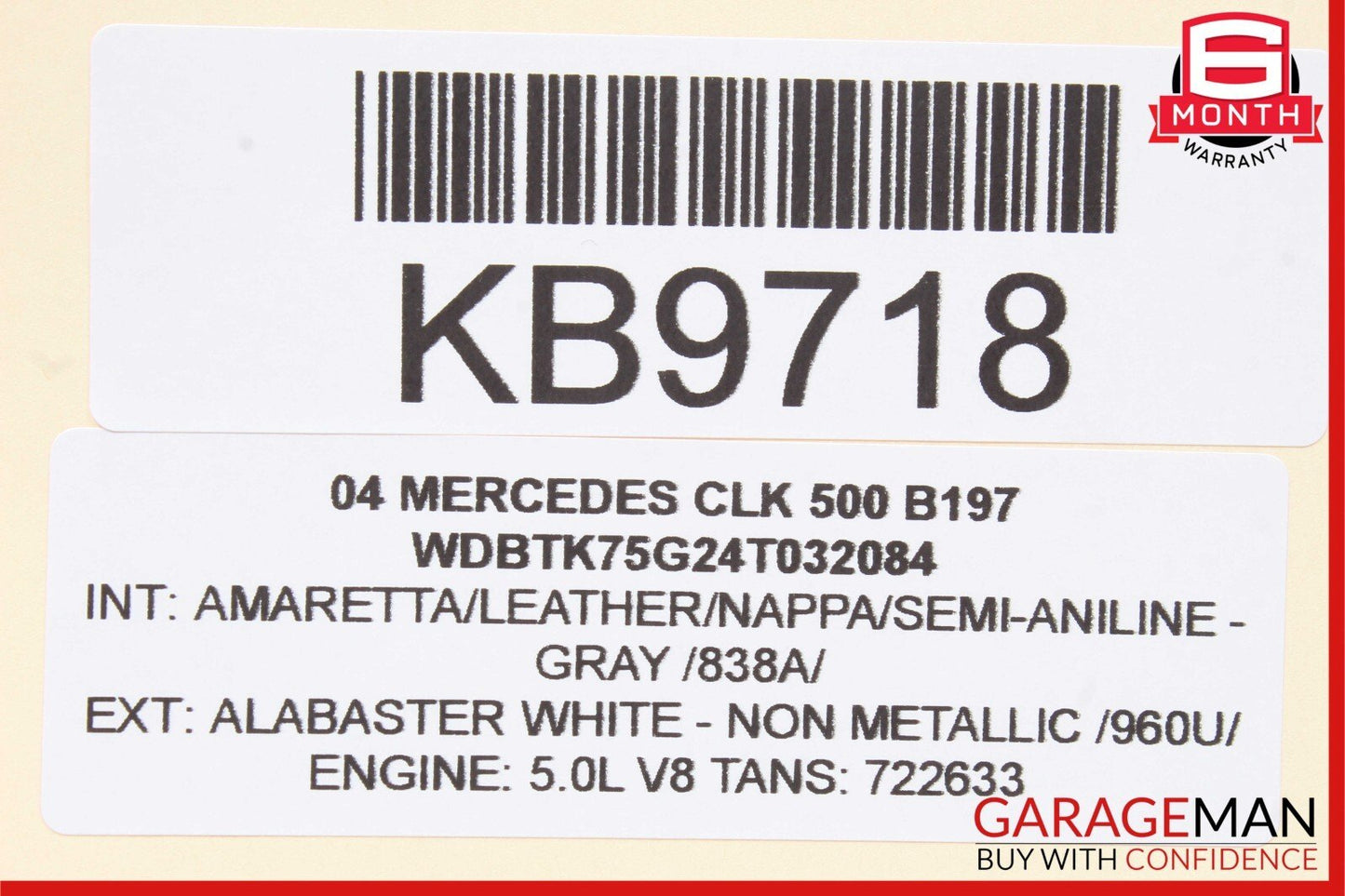Mercedes SL500 CLK500 SLK280 CL500 S430 E320 Anti Theft Alarm Module Unit