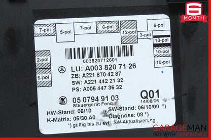 07-13 Mercedes W221 S550 Rear Right or Left Side Door Control Module OEM